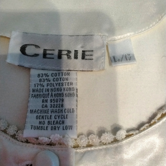 Vintage Ladies satin nightgown, size large - Picture 5 of 6